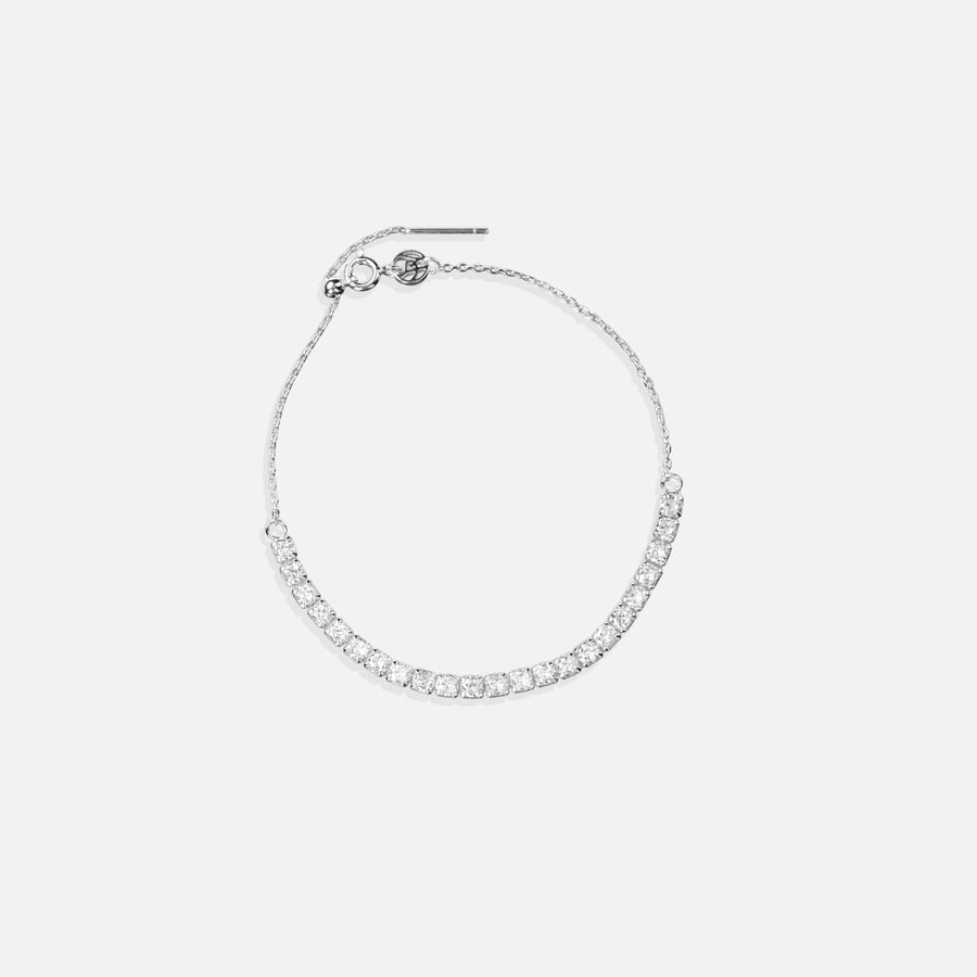 Gold Plated Tennis Adjustable Bracelet