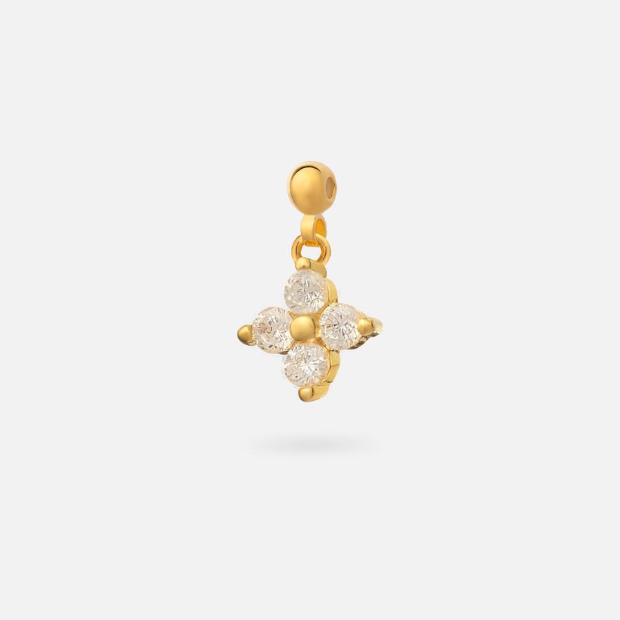 Gold Plated Lucky Clover Charm