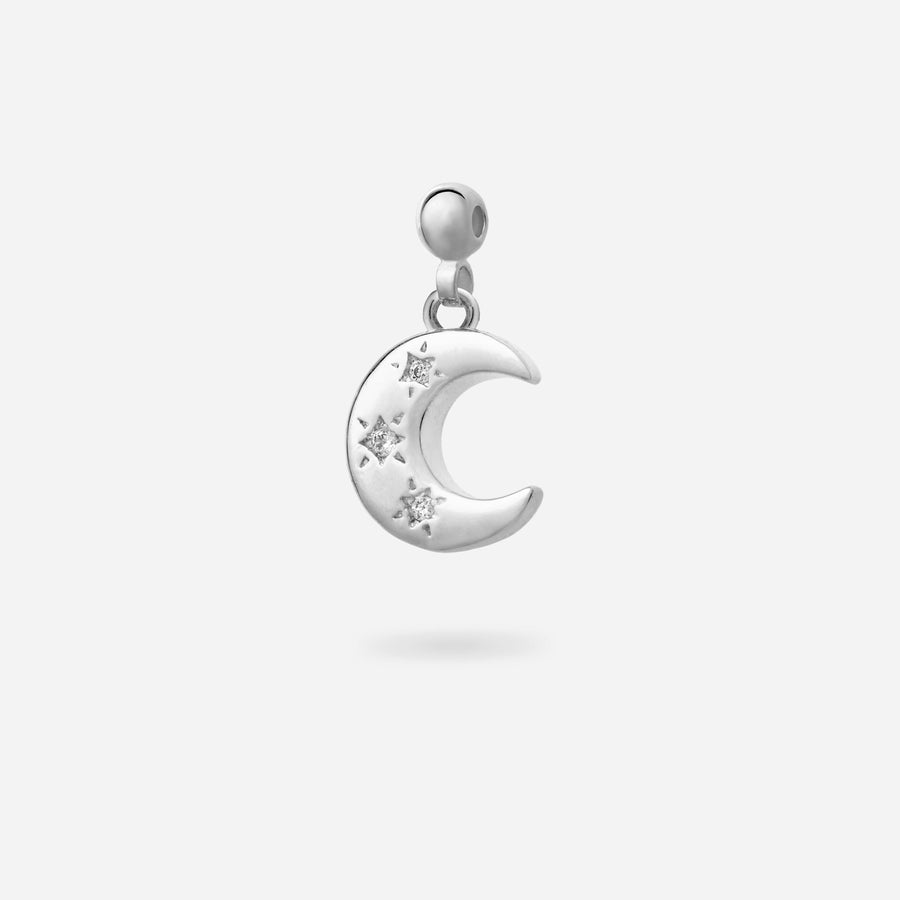 Gold Plated Crescent Moon Charm