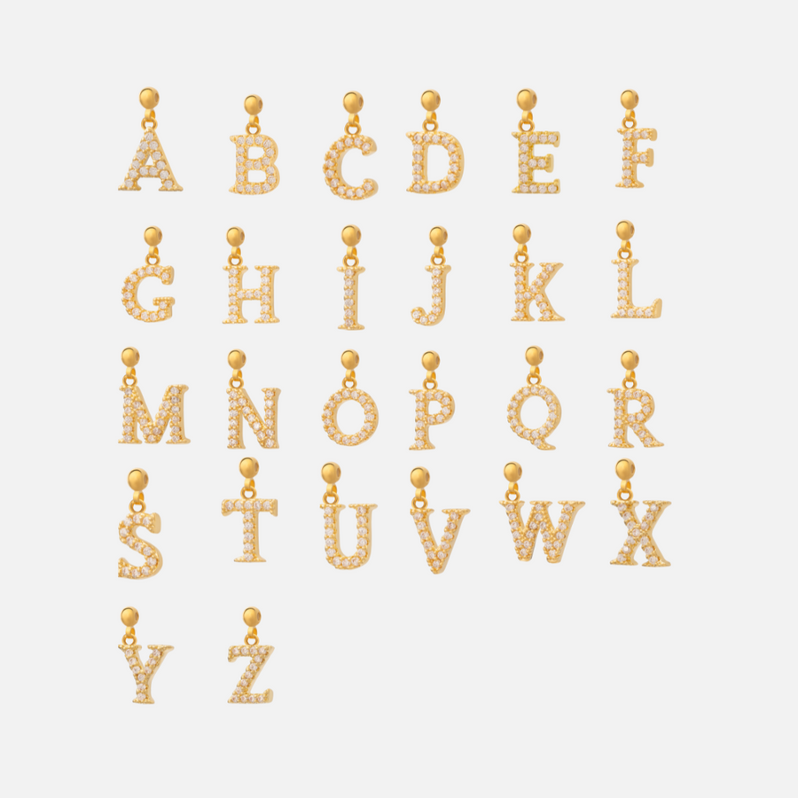 Personalised Gold Plated Letter Necklace