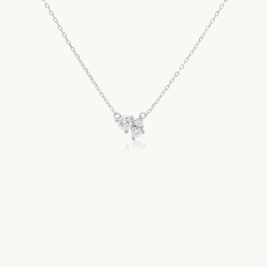 Mistletoe 925 Sterling Silver Necklace (Silver)