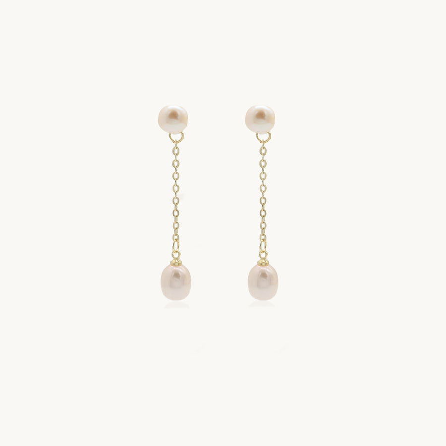 Divine Pearl Drop Earrings