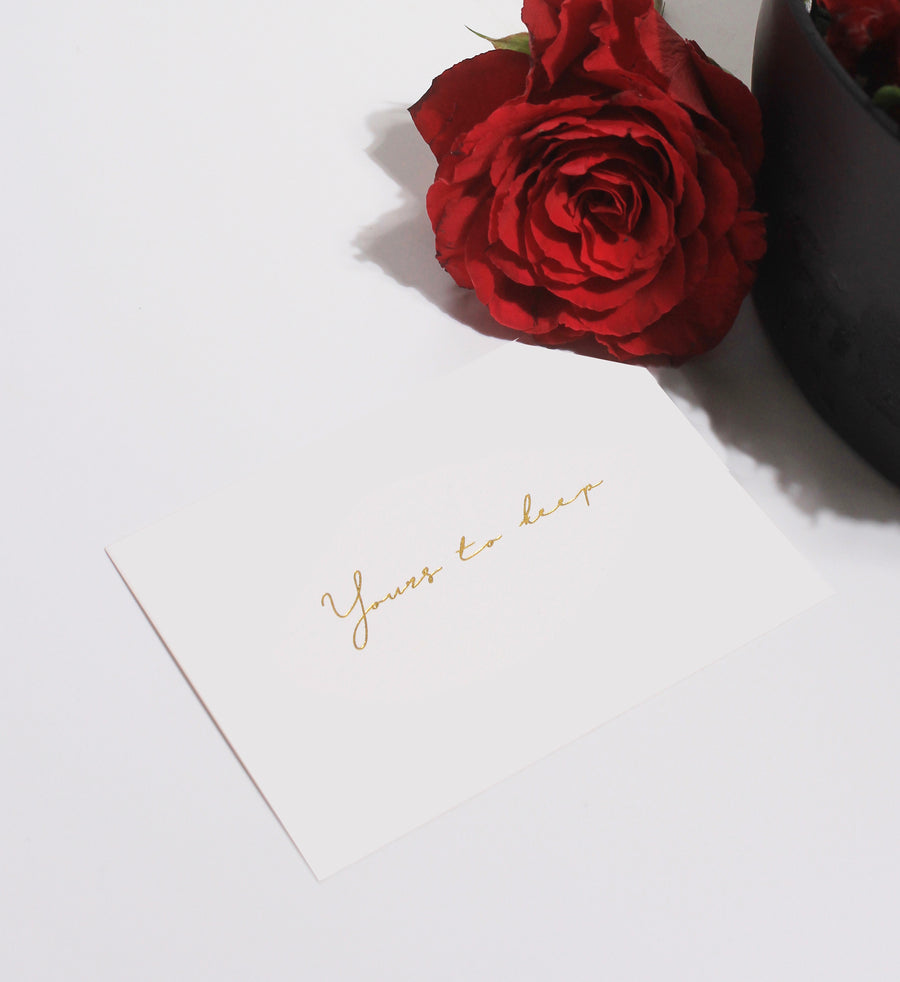 Handwritten Message Card