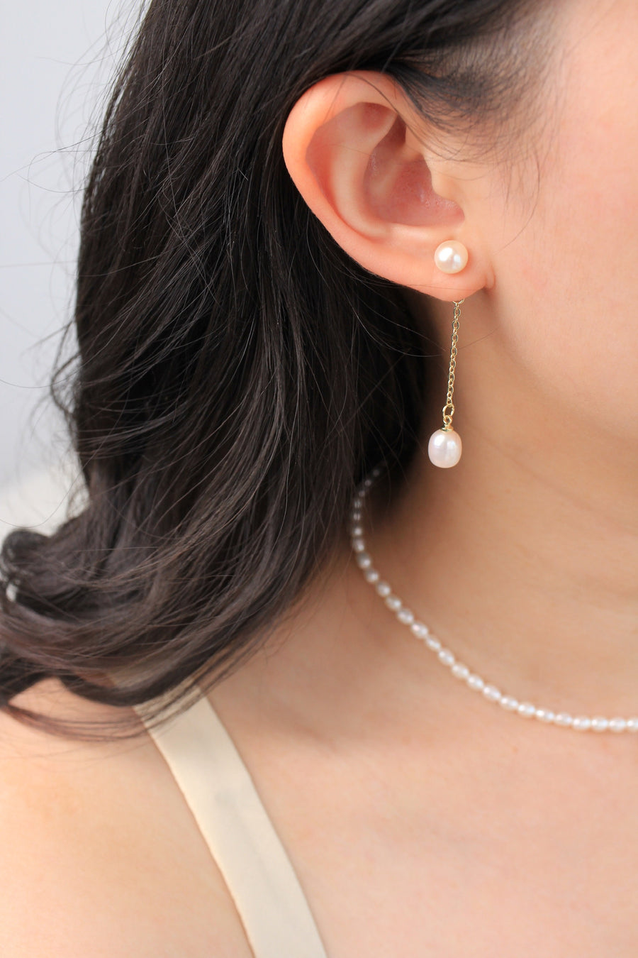 Divine Pearl Drop Earrings